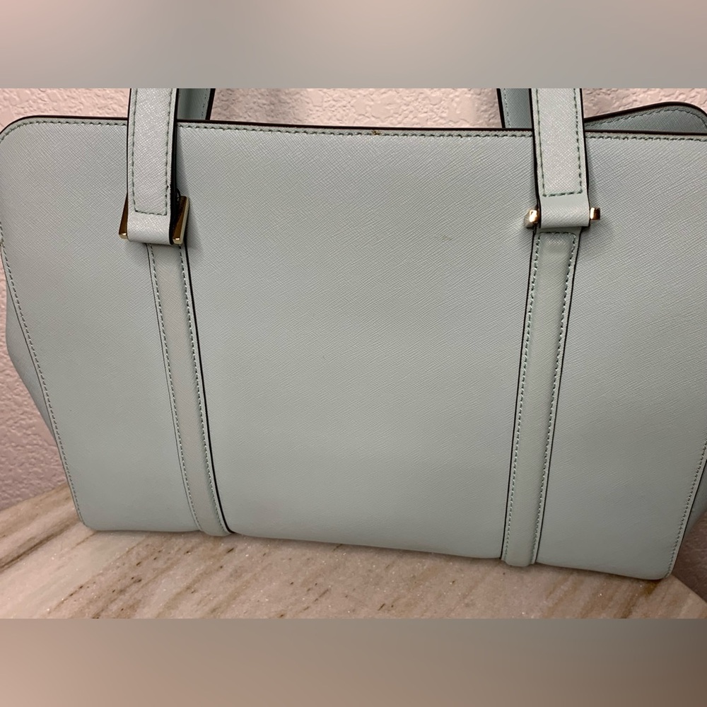 Kate Spade purse satchel large Light “Cameron” seaside blue - Picture 5 of 10